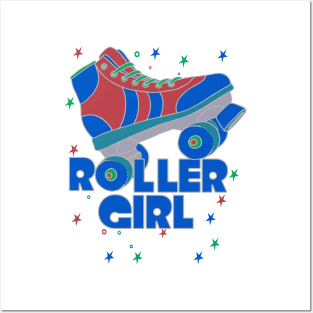 Roller Girl Roller Skating Derby RGB Posters and Art